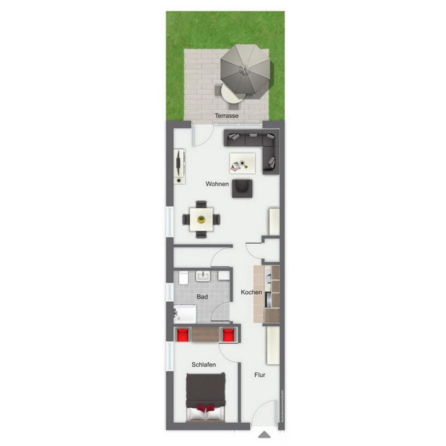 Feriendorf Papillon Wohnung 10-1 Больтенхаген Экстерьер фото